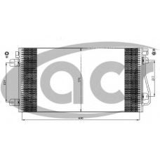 300529 ACR Конденсатор, кондиционер