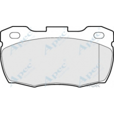 PAD897 APEC Комплект тормозных колодок, дисковый тормоз