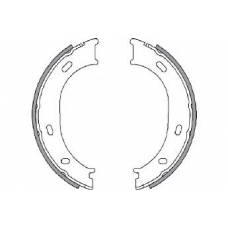 33945 SPIDAN Комплект тормозных колодок, стояночная тормозная с