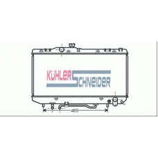 3212701 KUHLER SCHNEIDER Радиатор, охлаждение двигател