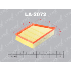 LA-2072 LYNX Фильтр возд. land rover freela