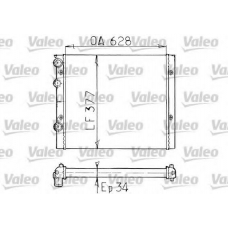 731038 VALEO Радиатор, охлаждение двигателя