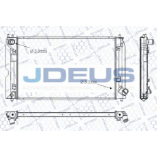 RA0280190 JDEUS Радиатор, охлаждение двигателя