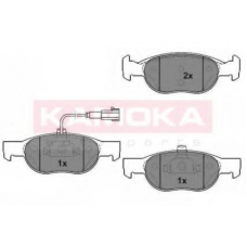 JQ1012080 KAMOKA Комплект тормозных колодок, дисковый тормоз
