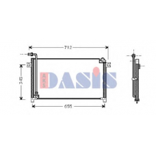 072006N AKS DASIS Конденсатор, кондиционер