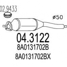 04.3122 MTS Катализатор