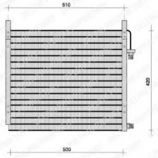 TSP0225003 DELPHI Конденсатор, кондиционер