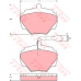 GDB976 TRW Комплект тормозных колодок, дисковый тормоз