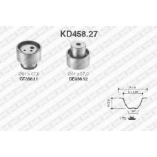 KD458.27 SNR Комплект ремня грм