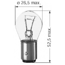 0500312211 BERU Лампа накаливания, фонарь сигнала тормож./ задний 