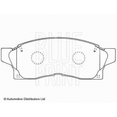 ADT342100 BLUE PRINT Комплект тормозных колодок, дисковый тормоз