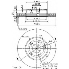 09.9362.11 BREMBO Тормозной диск