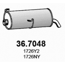 36.7048 ASSO Глушитель выхлопных газов конечный