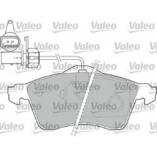 598675 VALEO Комплект тормозных колодок, дисковый тормоз