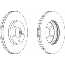 DDF1222-1 FERODO Тормозной диск