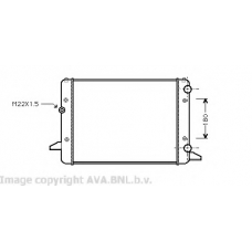 VW2120 Prasco Радиатор, охлаждение двигателя