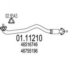 01.11210 MTS Труба выхлопного газа
