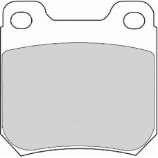 FD6603A NECTO Комплект тормозных колодок, дисковый тормоз