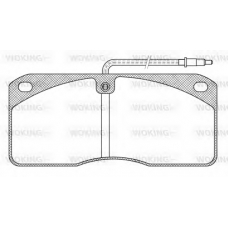 JSA 3783.40 WOKING Комплект тормозных колодок, дисковый тормоз