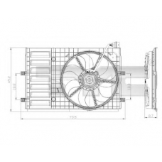 837-0035 TYC Вентилятор, охлаждение двигателя