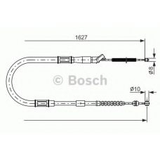 1 987 477 795 BOSCH Трос, стояночная тормозная система