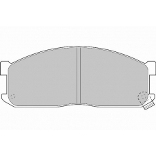 FD6571V NECTO Комплект тормозных колодок, дисковый тормоз