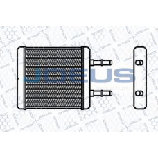 254M15 JDEUS Теплообменник, отопление салона