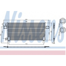 94681 NISSENS Конденсатор, кондиционер
