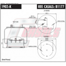 B1177 CASALS Кожух пневматической рессоры