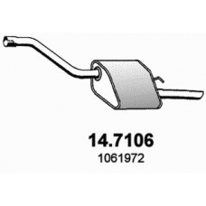 14.7106 ASSO Глушитель выхлопных газов конечный