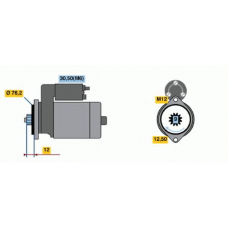 0 986 021 910 BOSCH Стартер