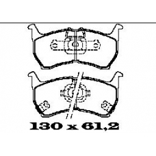 BL1301A2 FTE Колодки тормозные