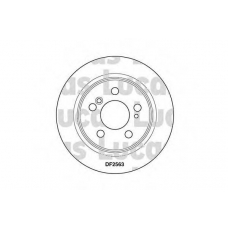 DF2563 TRW Тормозной диск