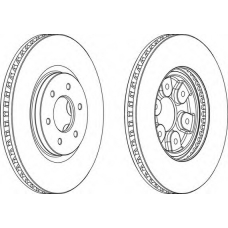 DDF1902-1 FERODO Тормозной диск