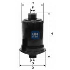 31.556.00 UFI Топливный фильтр