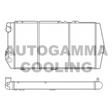 100054 AUTOGAMMA Радиатор, охлаждение двигателя