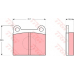 GDB910 TRW Комплект тормозных колодок, дисковый тормоз