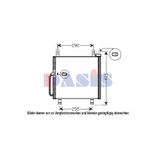 322024N AKS DASIS Конденсатор, кондиционер