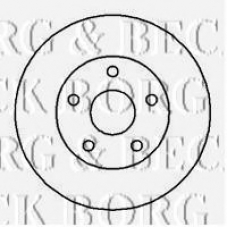 BBD5107 BORG & BECK Тормозной диск
