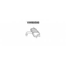 VW80580 VENEPORTE Глушитель выхлопных газов конечный