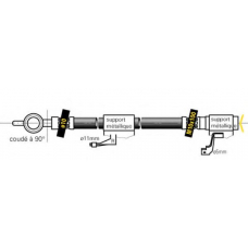 F6619 MGA Тормозной шланг