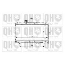 QER2656 QUINTON HAZELL Радиатор, охлаждение двигателя