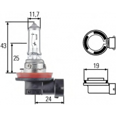 8GH 008 358-181 HELLA Лампа накаливания, основная фара; лампа накаливани