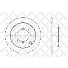 6020-3024-SX STELLOX Тормозной диск