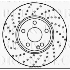BBD5322 BORG & BECK Тормозной диск