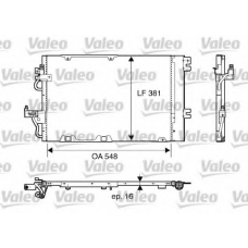 817846 VALEO Конденсатор, кондиционер