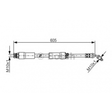 1 987 481 183 BOSCH Тормозной шланг