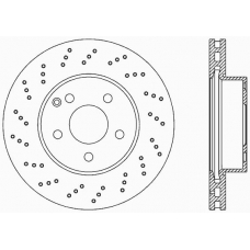 BDRS2393.25 OPEN PARTS Тормозной диск