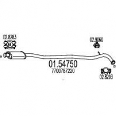 01.54750 MTS Средний глушитель выхлопных газов