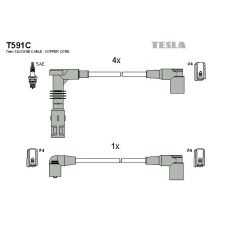 T591C TESLA Комплект проводов зажигания